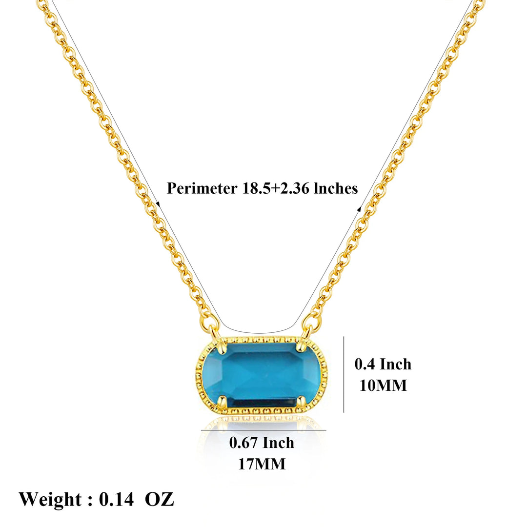 Birthstone Crystal Necklace