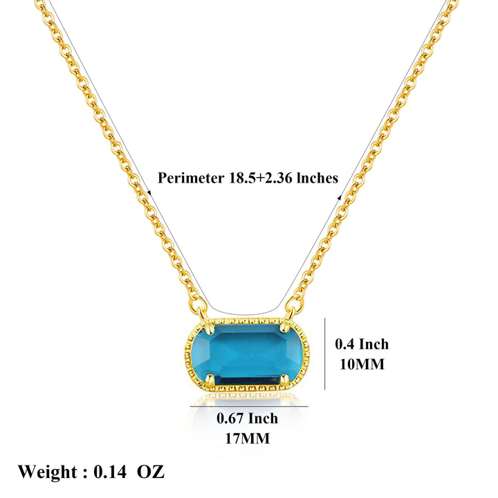 Birthstone Crystal Necklace