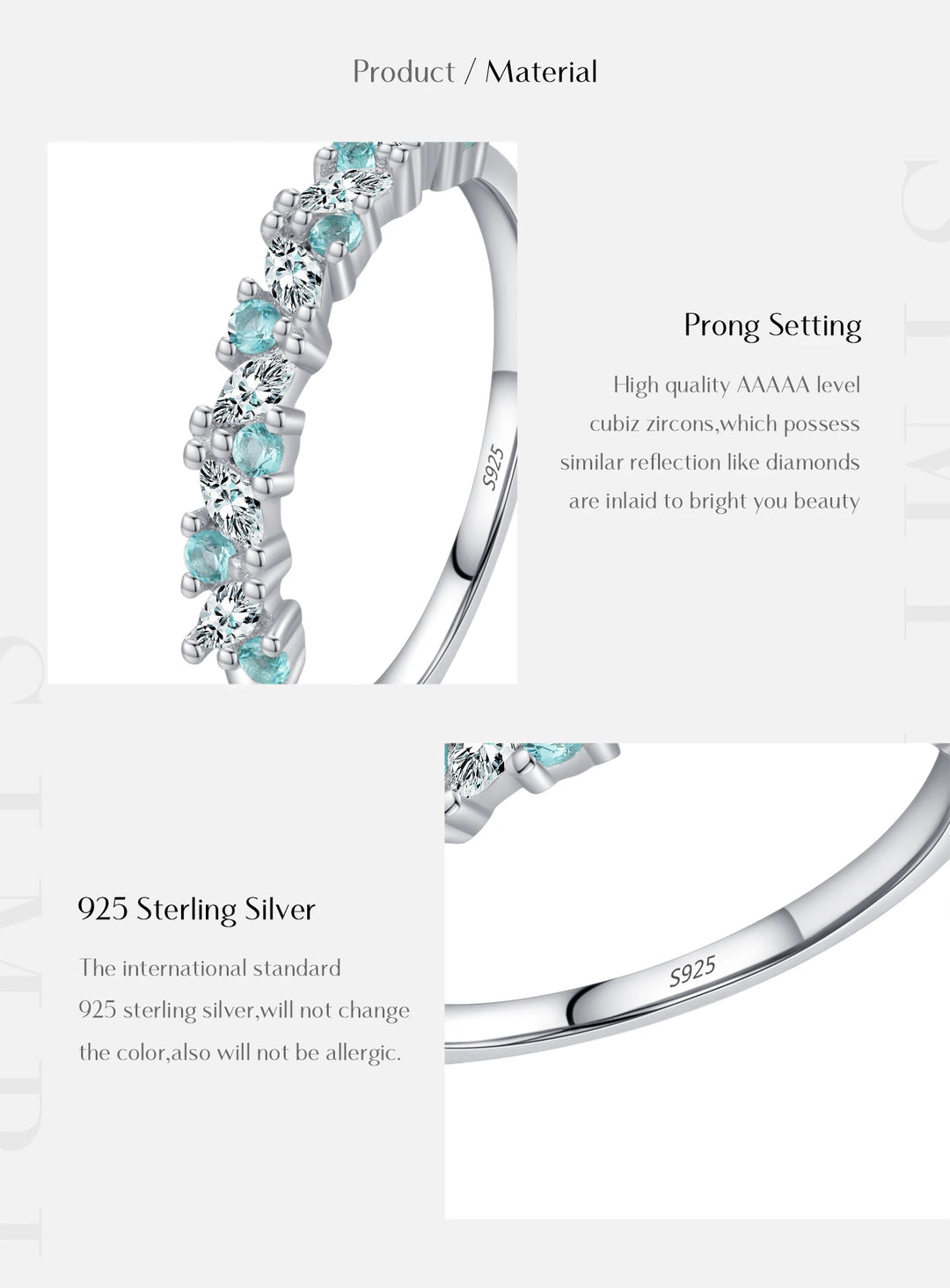 Mint Eternity Ring