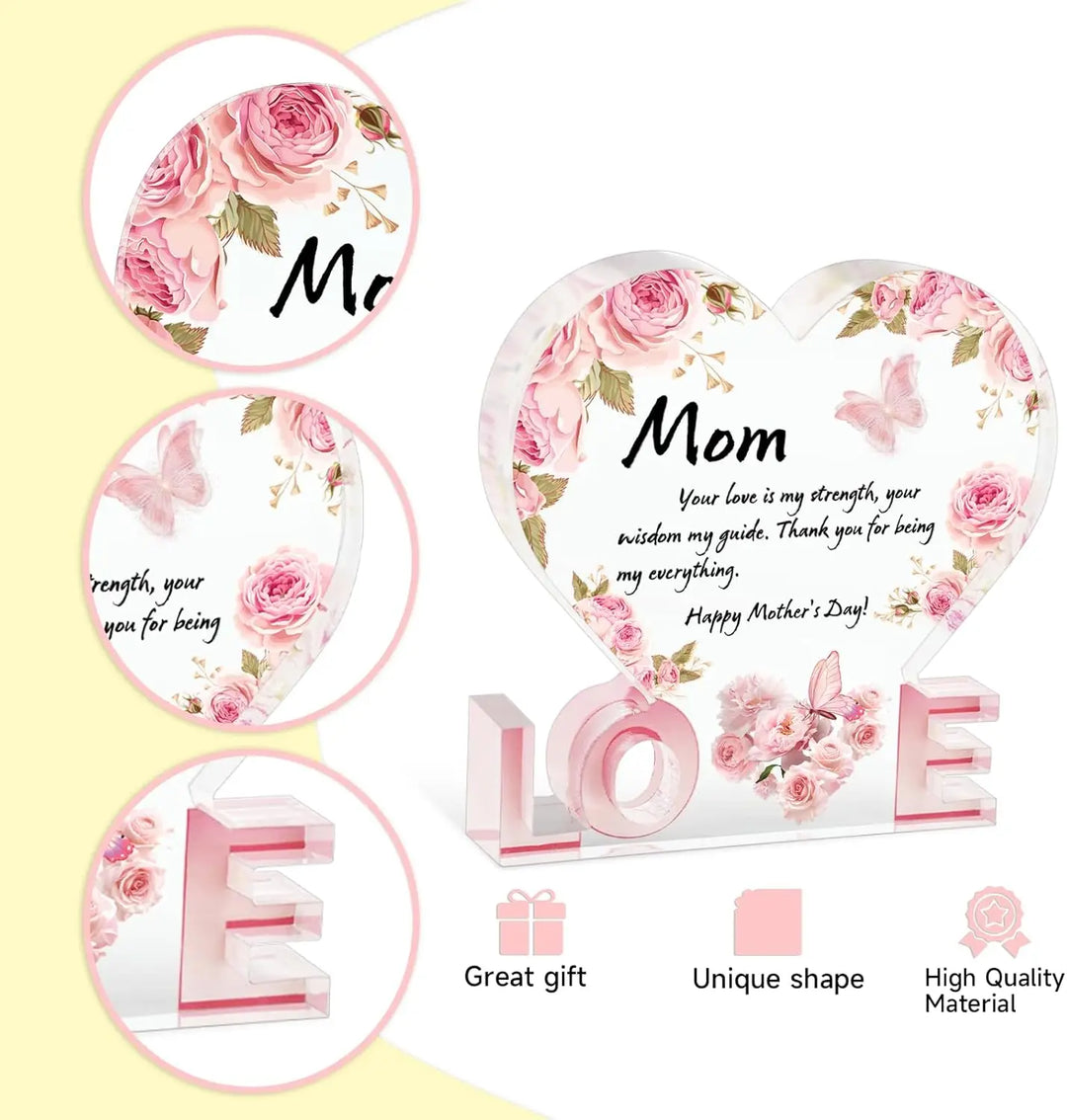 Love Mom Acrylic Keepsake