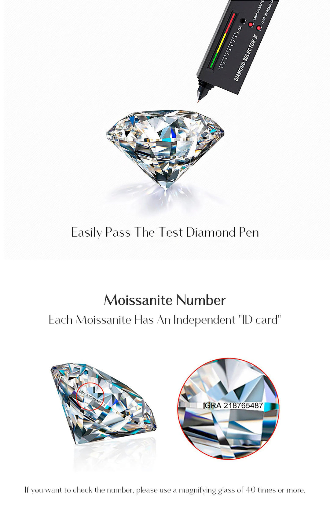 Delicate Moissanite Ring Lab Diamond Ring