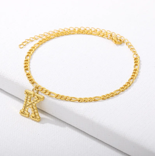 Gold Cuban Chain Anklet (Private Listing U183127)