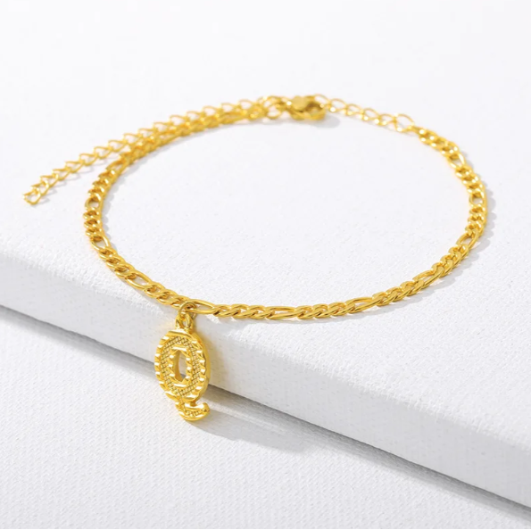 Gold Cuban Chain Anklet (Private Listing U183127)