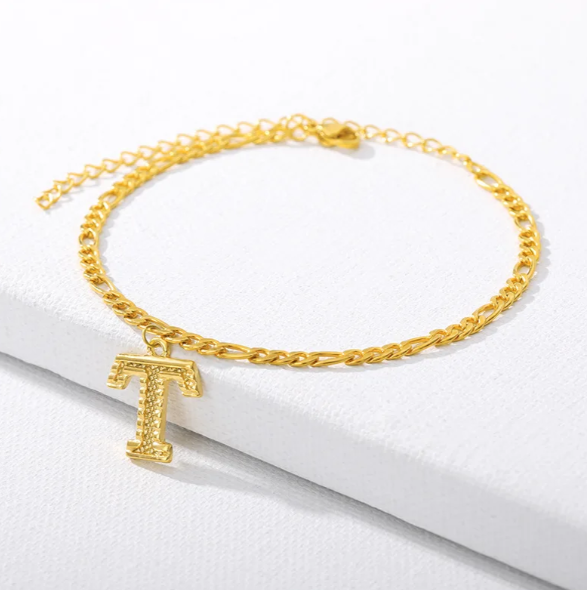 Gold Cuban Chain Anklet (Private Listing U183127)