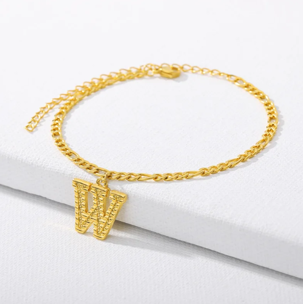 Gold Cuban Chain Anklet (Private Listing U183127)