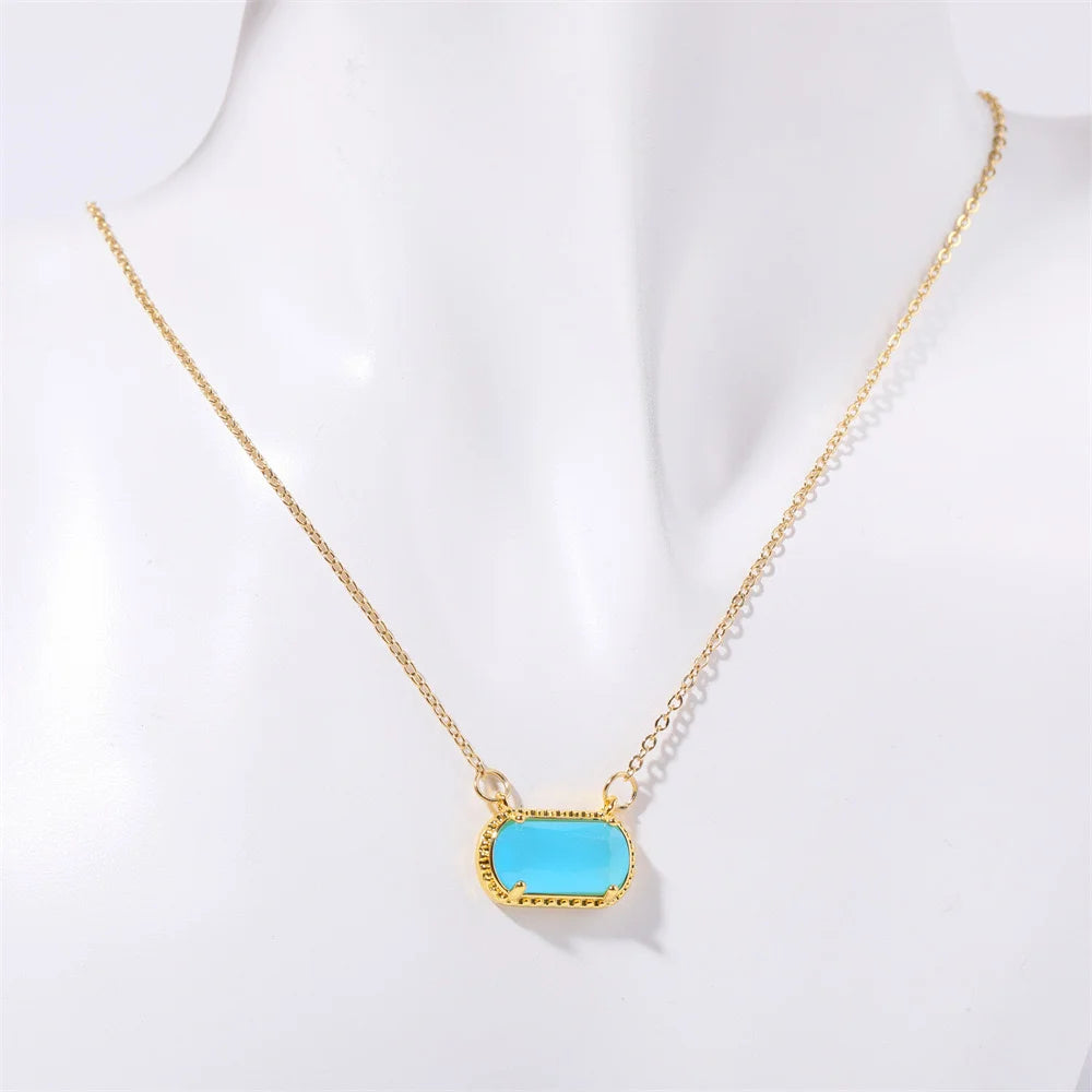 Birthstone Crystal Necklace
