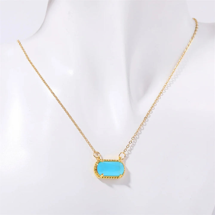 Birthstone Crystal Necklace