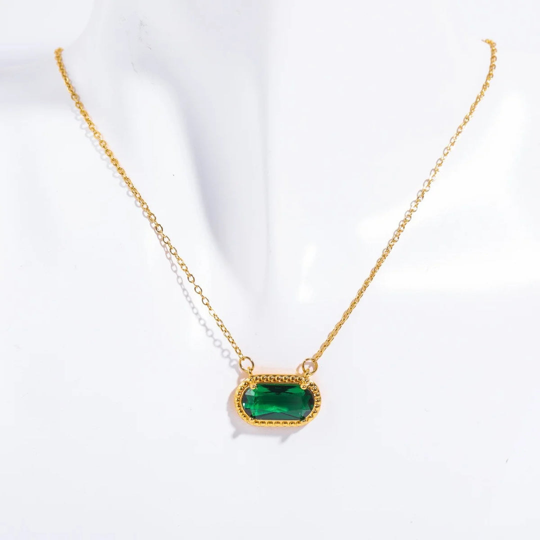 Birthstone Crystal Necklace