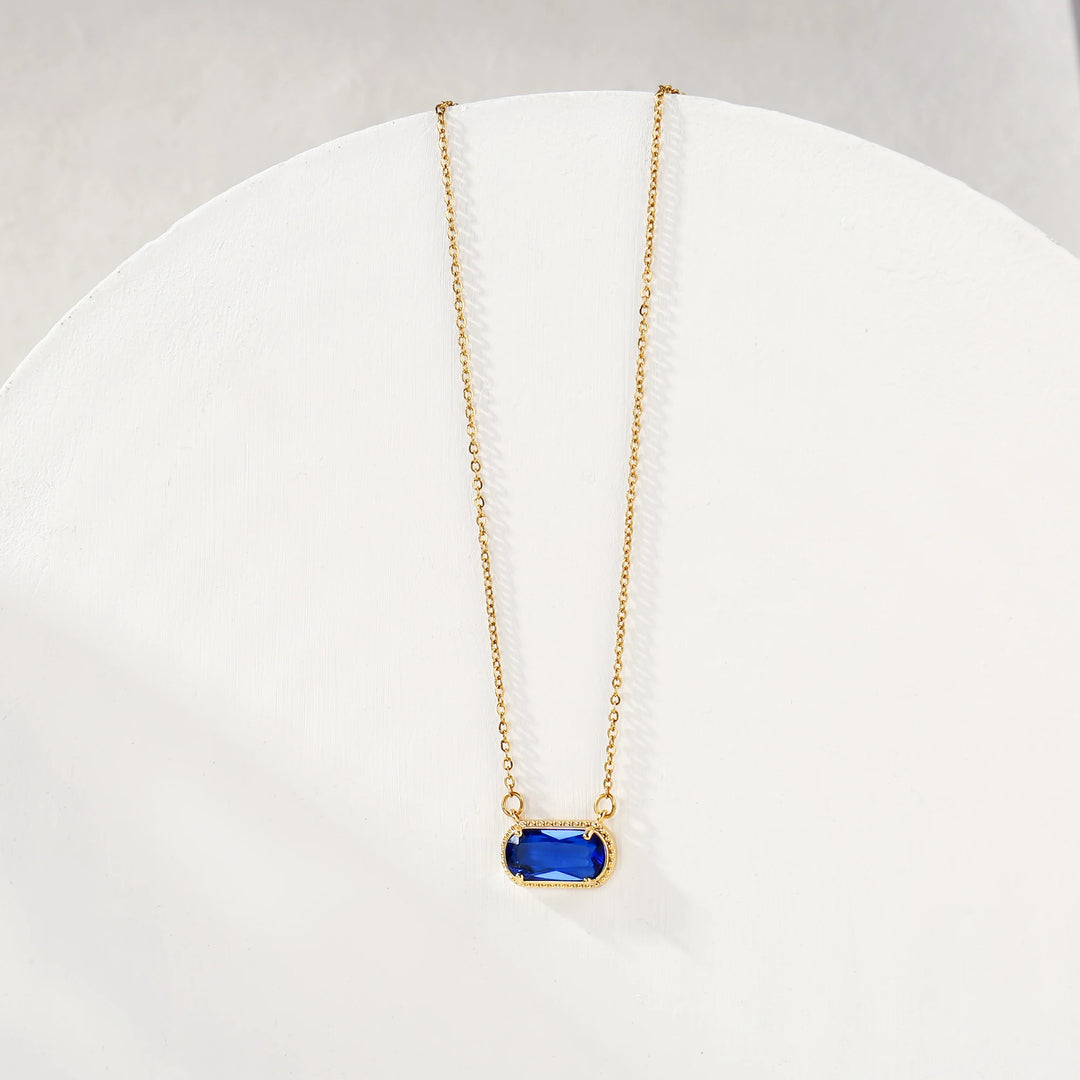 Birthstone Crystal Necklace