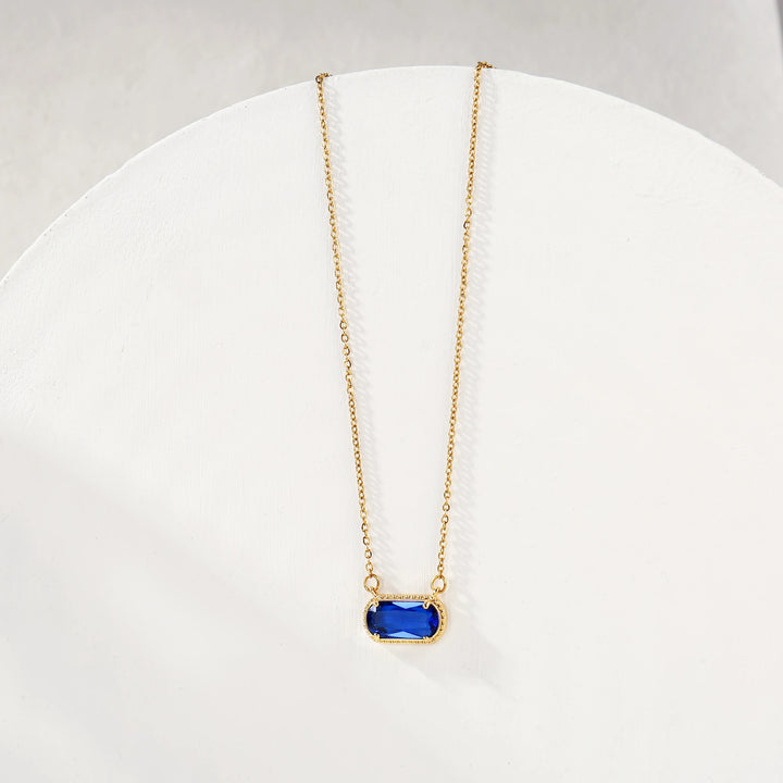 Birthstone Crystal Necklace